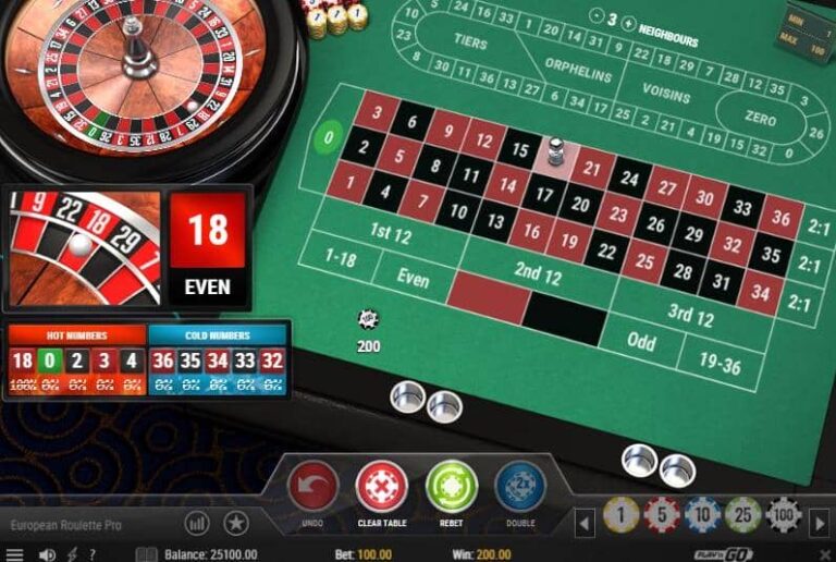European Roulette Pro (Play’n Go)