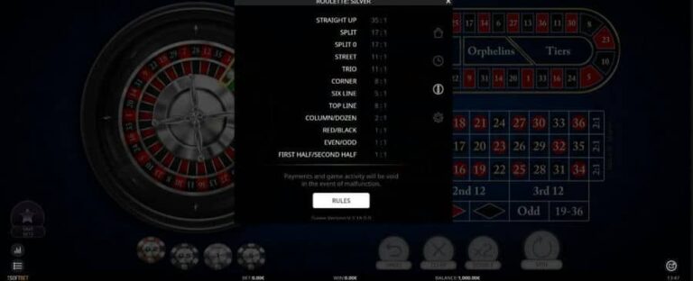 European Roulette Silver