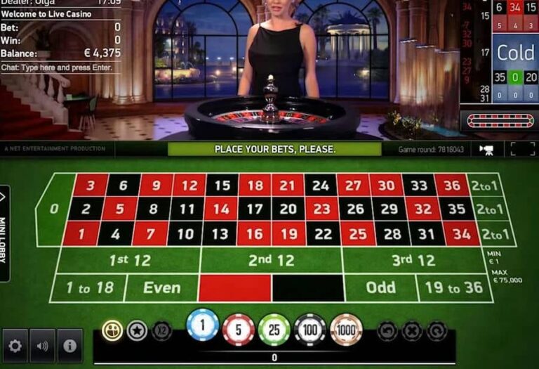European VIP Roulette Live Casino (NetEnt)