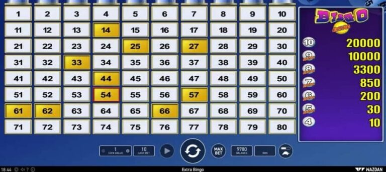 Extra Bingo (Wazdan)