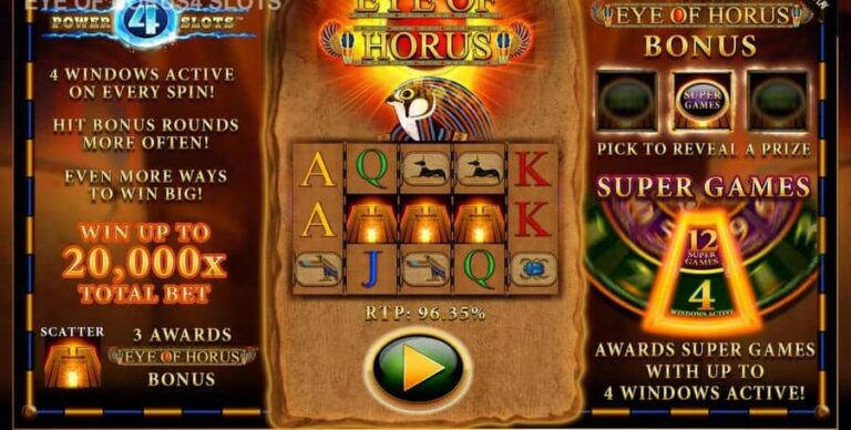Eye Of Horus Power 4 Slots