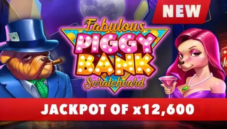 Fabulous Piggy Bank Scratch Card