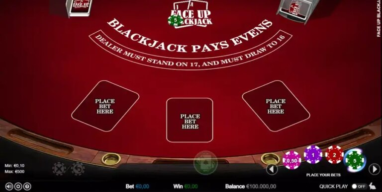 Face-Up Blackjack (Games Inc)
