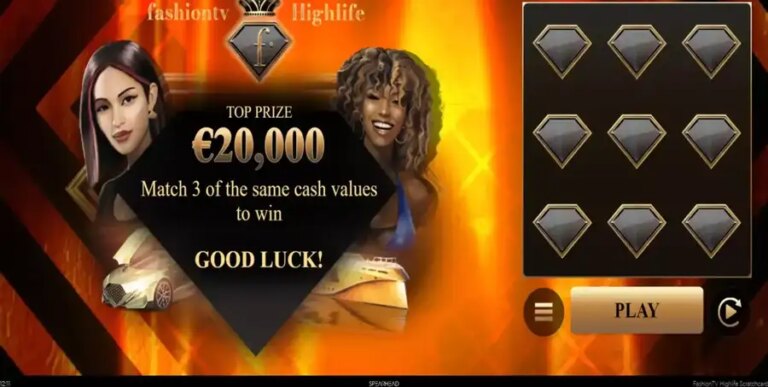 FashionTV Hightlife Scratchcard