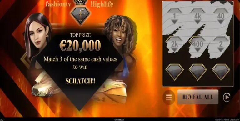 FashionTV Hightlife Scratchcard