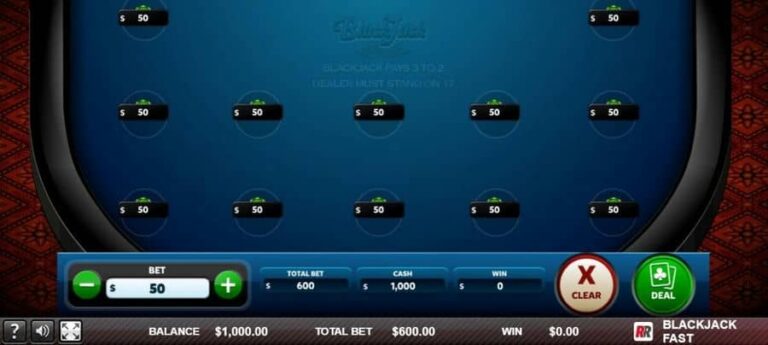 Fast Blackjack
