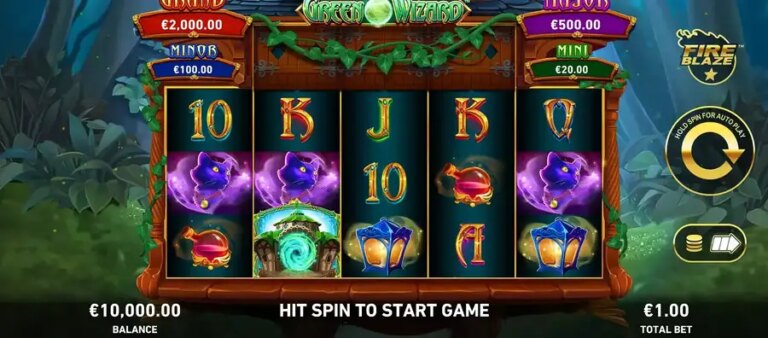 Fire Blaze: Green Wizard