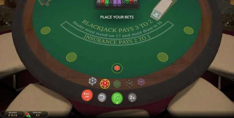 First Person Blackjack (Evolution Gaming)