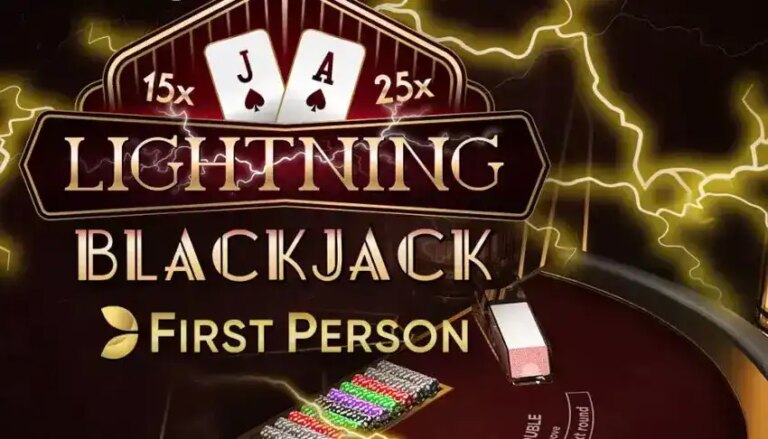 First Person Lightning Blackjack