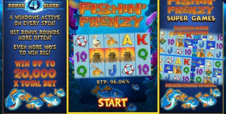 Fishin Frenzy Power 4 Slots