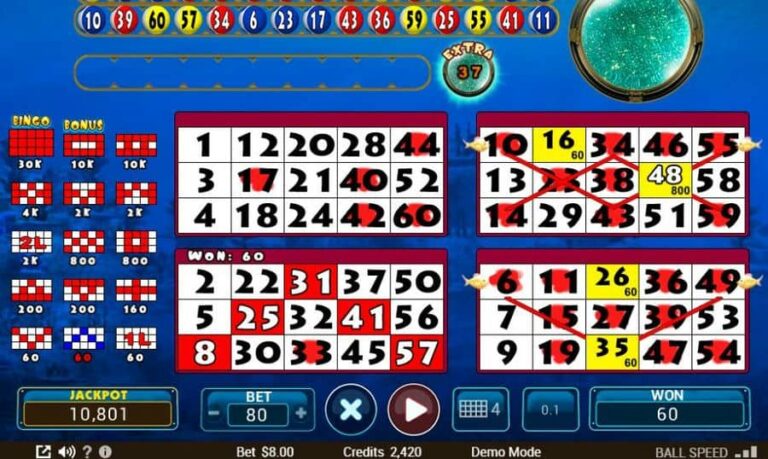 Fishmania Bingo