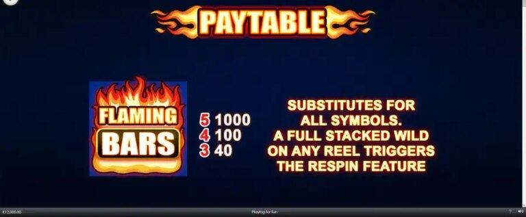 Flaming Bars