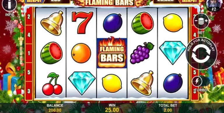 Flaming Bars Christmas