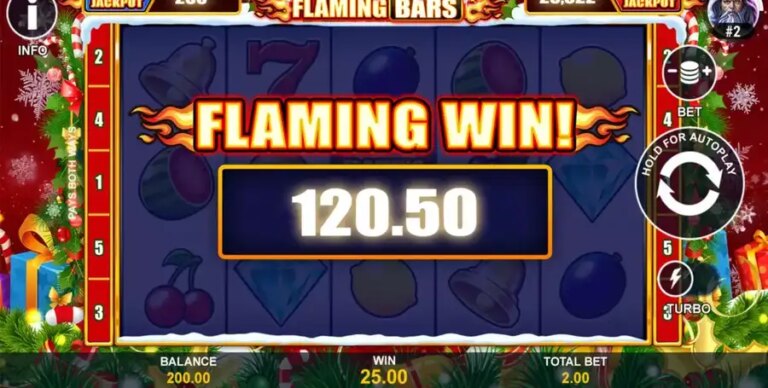 Flaming Bars Christmas