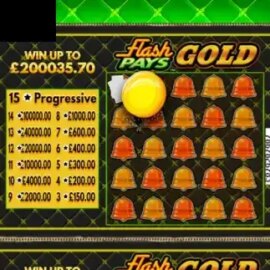 Flash Pays Gold Scratcher