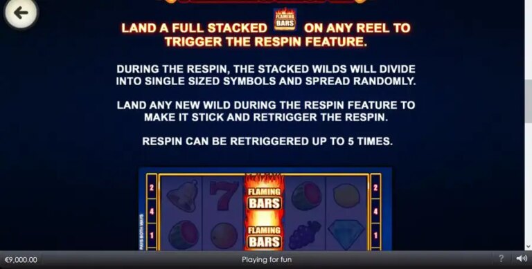 Football Flaming Bars