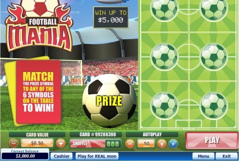 Football Mania Scratch