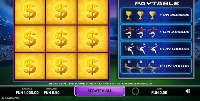 Football Pro Scratchcard