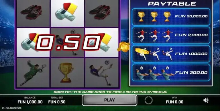 Football Pro Scratchcard