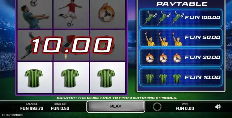 Football Pro Scratchcard