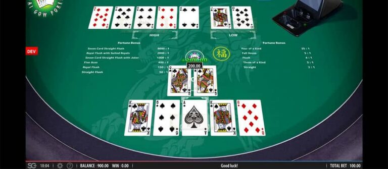 Fortune Pai Gow Poker