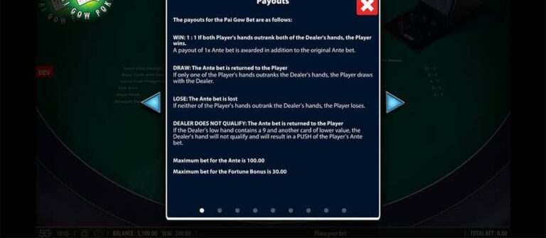 Fortune Pai Gow Poker