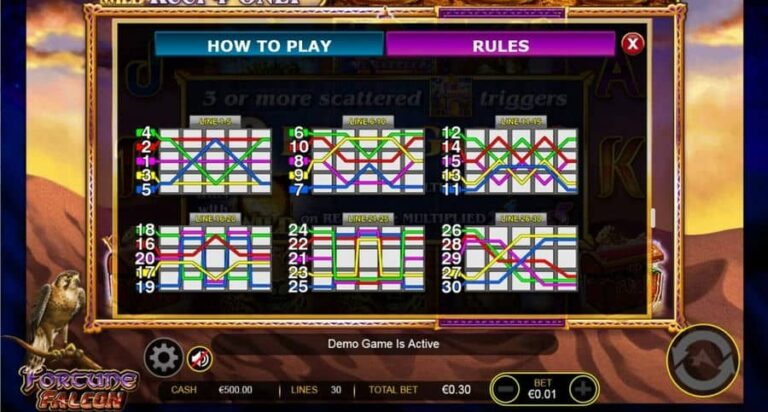 Fortune falcon wild respins