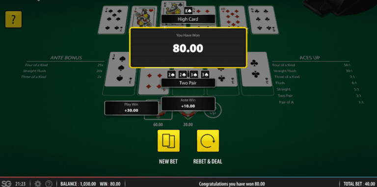 Four Card Poker (Shuffle Master)
