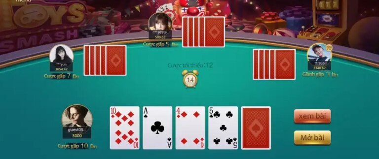 Four Cards Bull V8