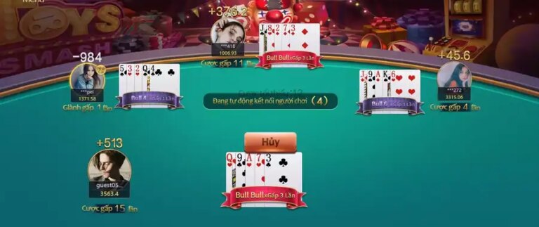 Four Cards Bull V8