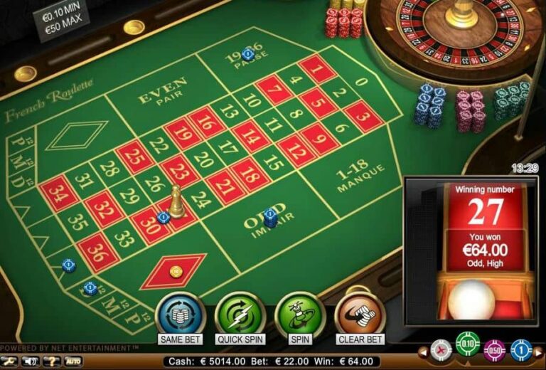French Roulette Low Limit