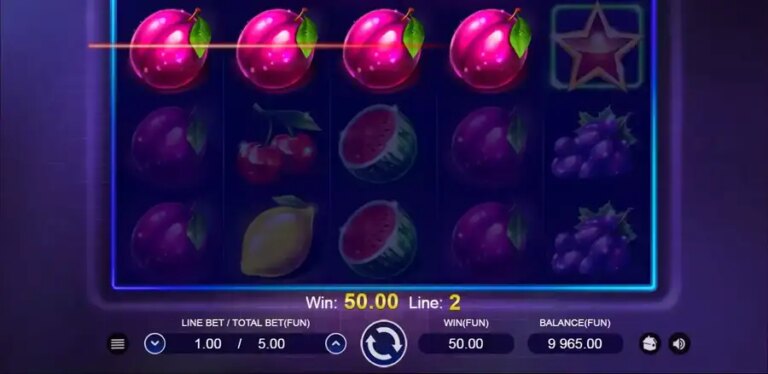 Fruit 5 Lines