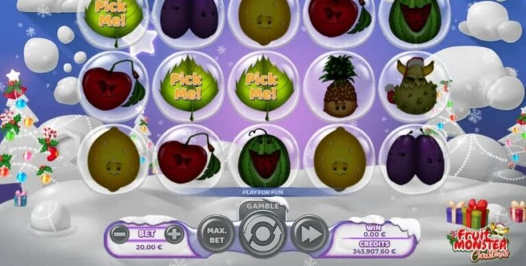 Fruit Monster Christmas