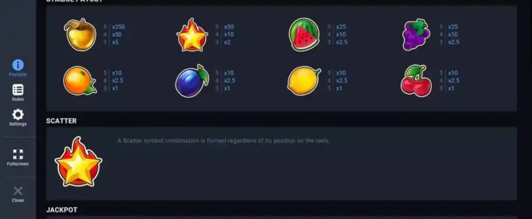 Fruit Super Nova Jackpot