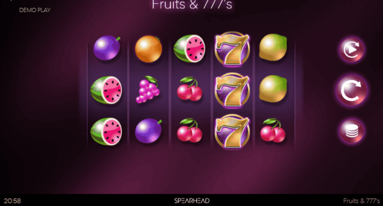 Fruits & 777’s Slider