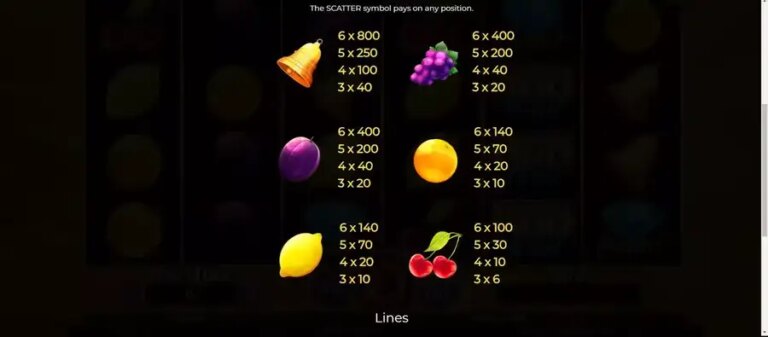 Fruits Collection 20 Lines
