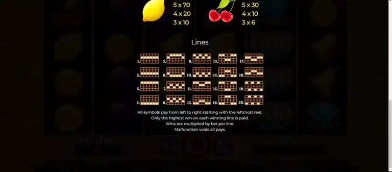 Fruits Collection 20 Lines