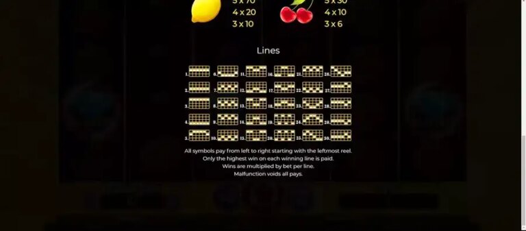 Fruits Collection 30 Lines