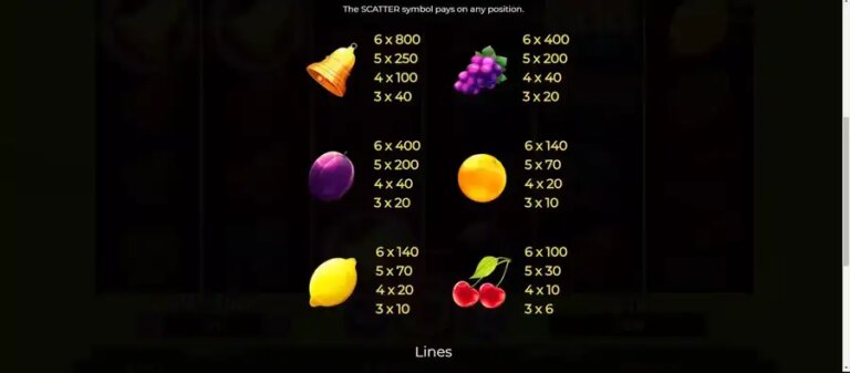 Fruits Collection 40 Lines