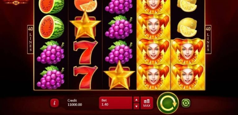 Fruits and Jokers: 40 lines