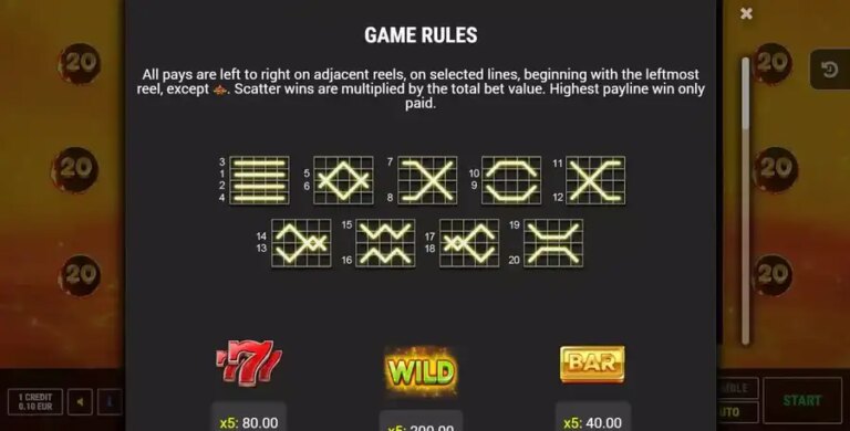 Fruity Win 20