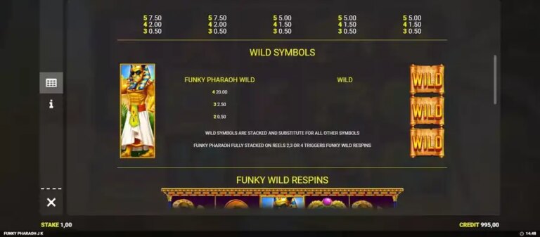 Funky Pharaoh Jackpot King
