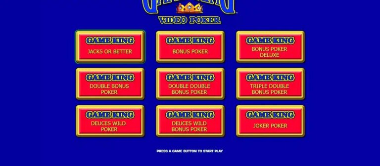 Game King Video Poker