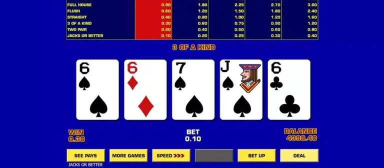 Game King Video Poker
