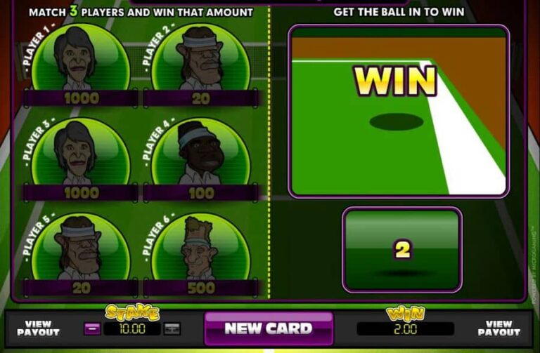 Game, Set and Scratch