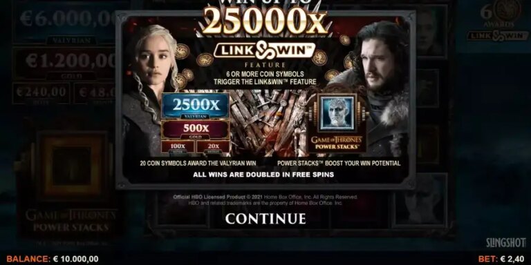 Game of Thrones Power Stacks