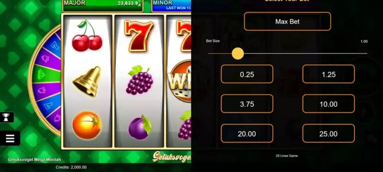 Geluksvogel Mega Moolah