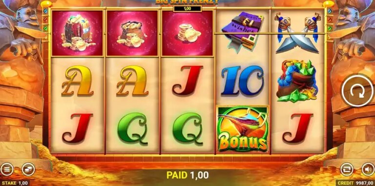 Genie Jackpots Big Spin Frenzy