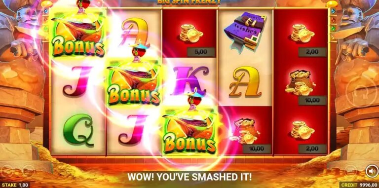 Genie Jackpots Big Spin Frenzy
