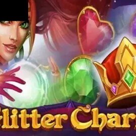 Glitter charm